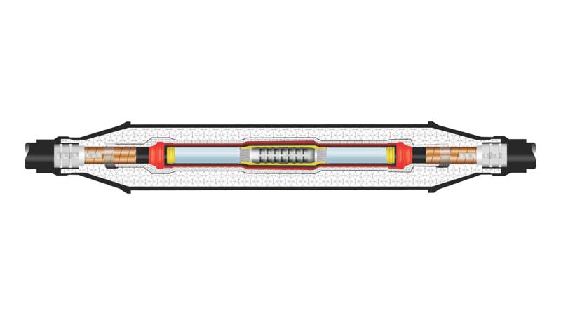 Heat Shrink Straight Through Joint upto 36 kV (for 1 Core XLPE/EPR Insulated Cable)