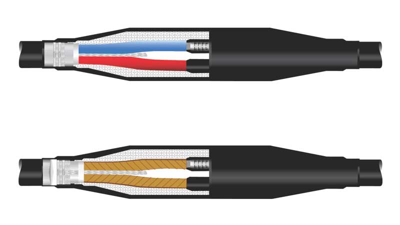 Heat Shrink Straight Joints For Low Tension 1.1kV PVC/XLPE/PILC